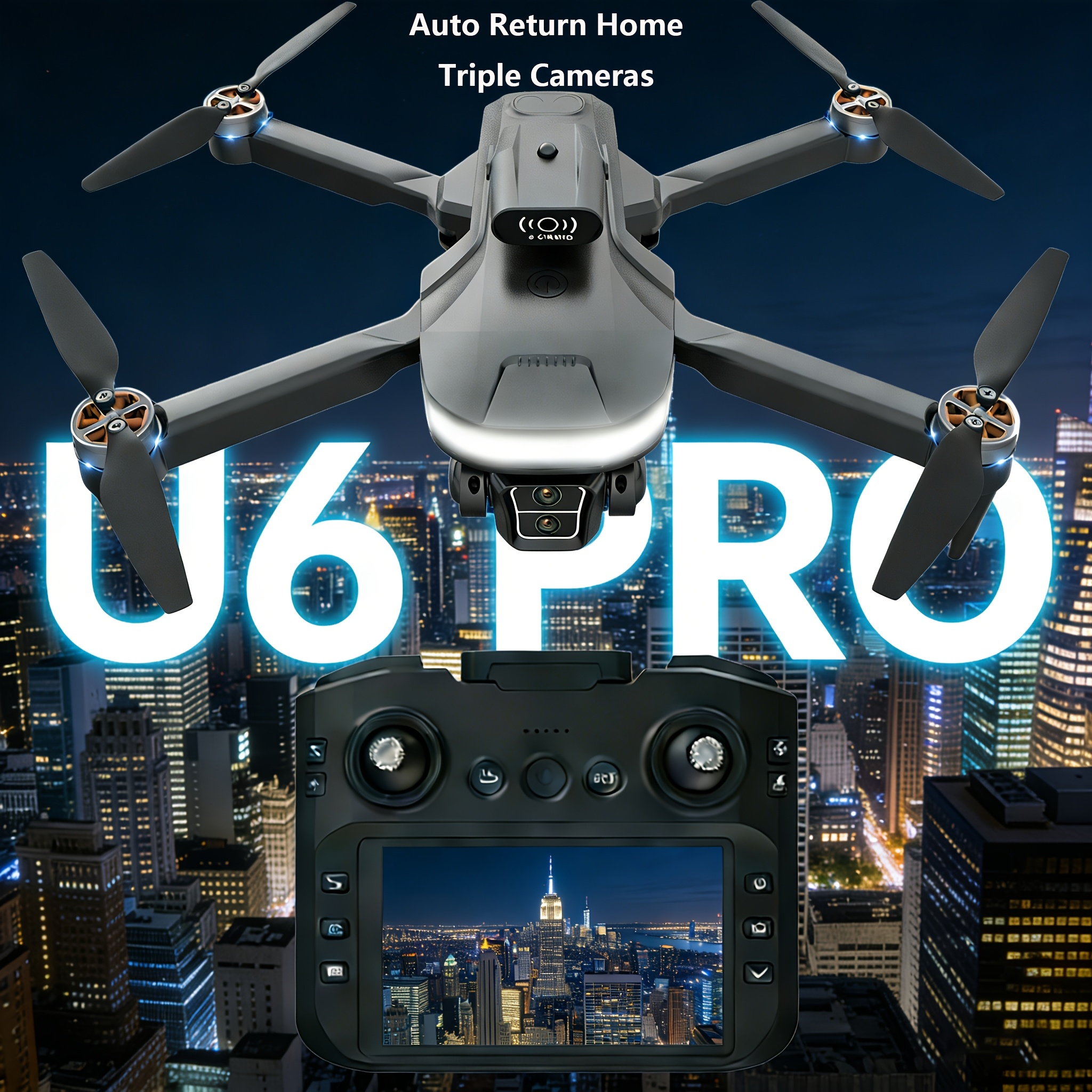 Drone Camera Mount - U6 Drone with Brushless Motor, Long