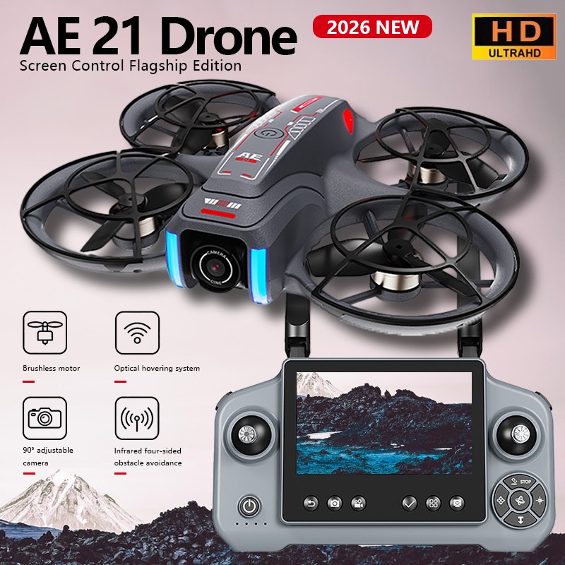 Drone Camera Vlog - AE21 Drone 8K HD Camera Mini