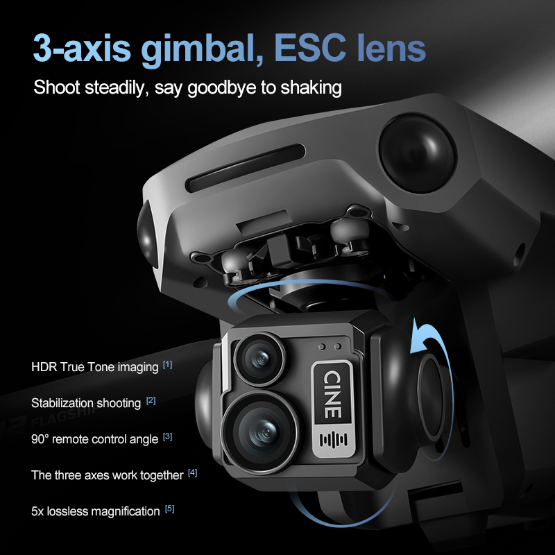 8K 3 Axis Gimbal Brushless 7.2 - Drone Camera With Gimbal recensione e prezzo