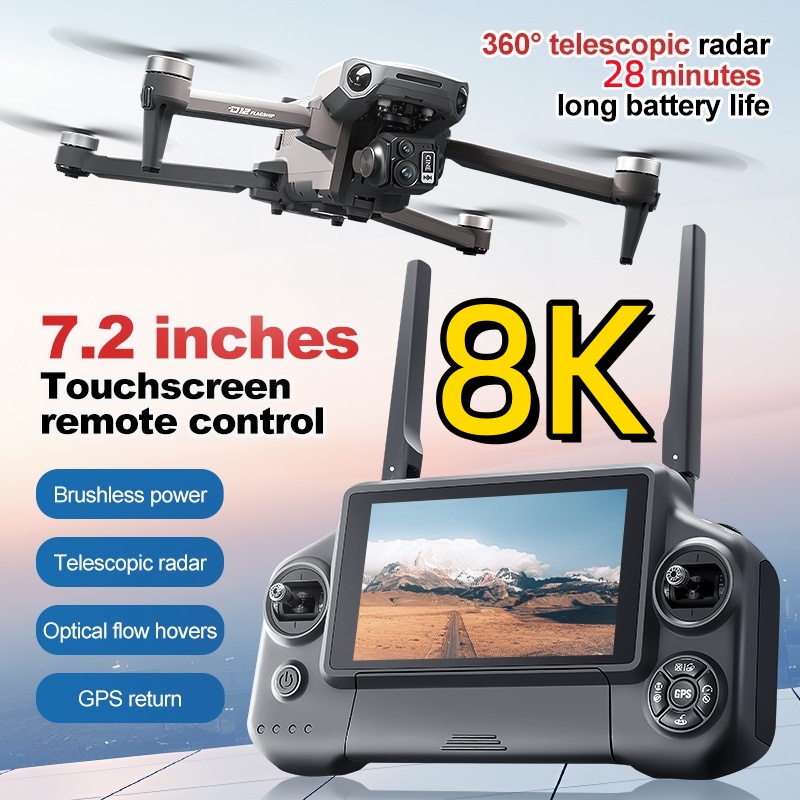 8K 3 Axis Gimbal Brushless 7.2 - Drone Camera With Gimbal recensione e prezzo