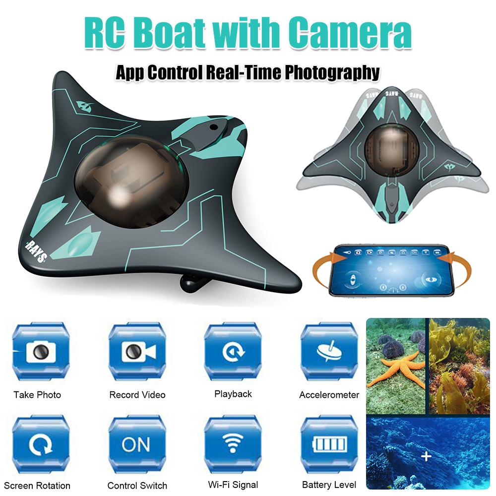 RC Boat with Camera App Contro - Drone Camera Waterproof recensione e prezzo