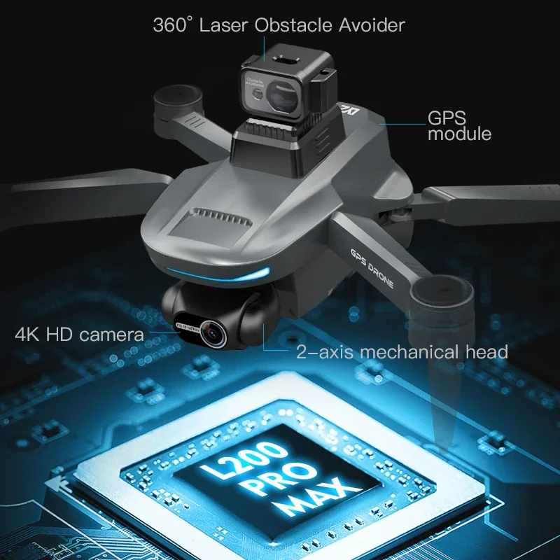 L200 PRO MAX Drone 4K 2-Axis P - Drone Camera Hd recensione e prezzo