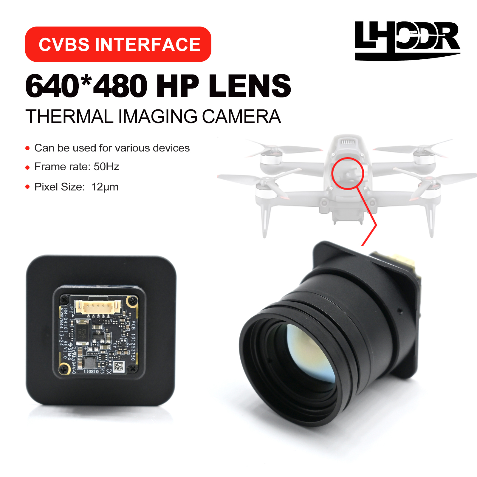 30mm 640x480 pix Drone thermal - Drone Camera Thermal recensione e prezzo
