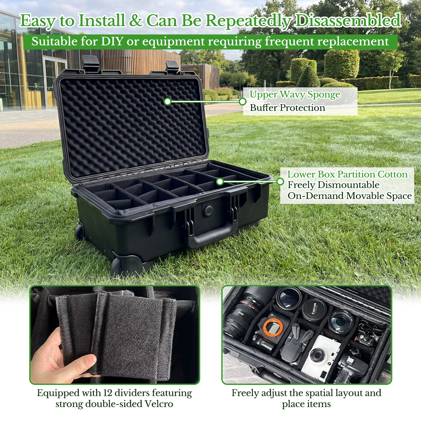 Professional Large Hard Rollin - Drone Camera Waterproof recensione e prezzo