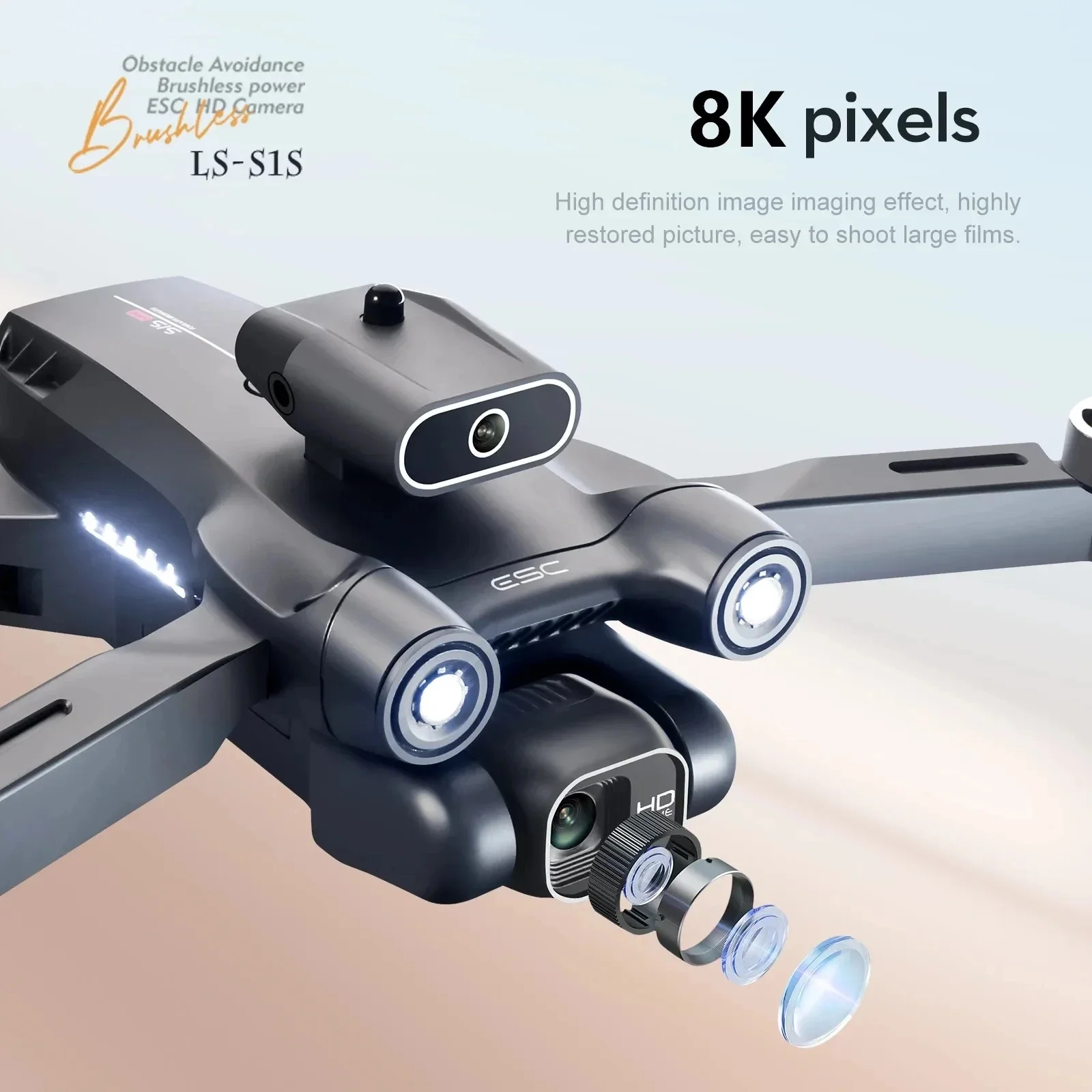 New S1S 5G GPS Drone Camera 8K - Drone Camera Mount recensione e prezzo