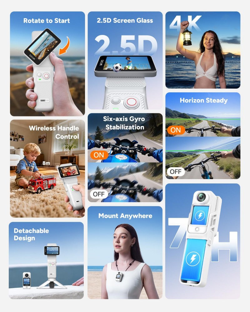 SJCAM New White C400 Pocket Ha - Drone Camera Action recensione e prezzo