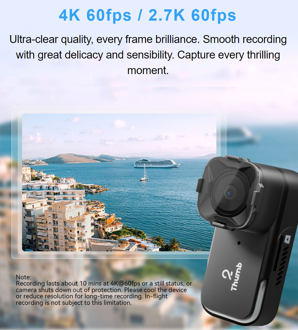 New Version RunCam Thumb 2 4K  - Drone Camera Hd recensione e prezzo