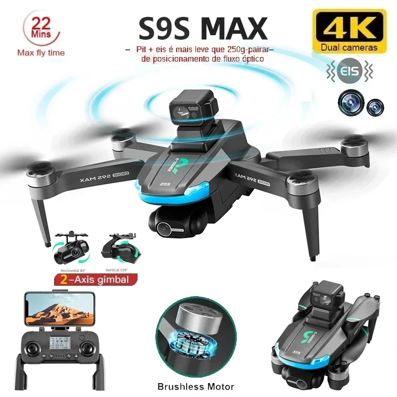 NEW S9S MAX MINI Drone 4K 2-Ax - Drone Camera Hd recensione e prezzo