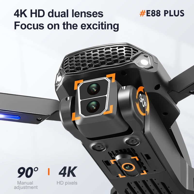 New E88 Plus Quadcopter Drone: - Drone Camera Hd recensione e prezzo