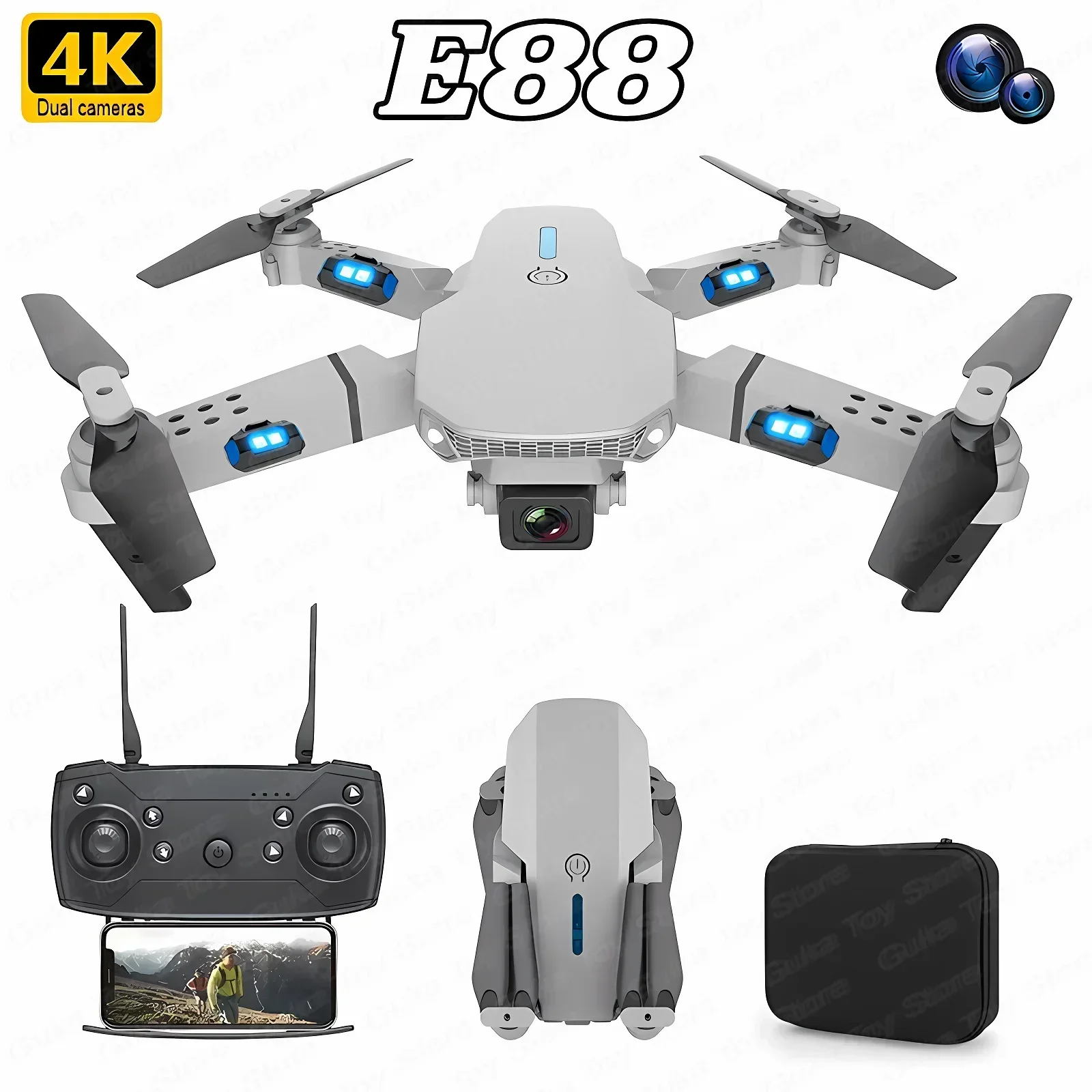 E88 Pro WIFI FPV Drone Wide An - Drone Camera Hd recensione e prezzo