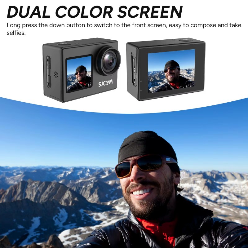 SJCAM Dual Screen-SJ4000 Helme - Drone Camera Action recensione e prezzo