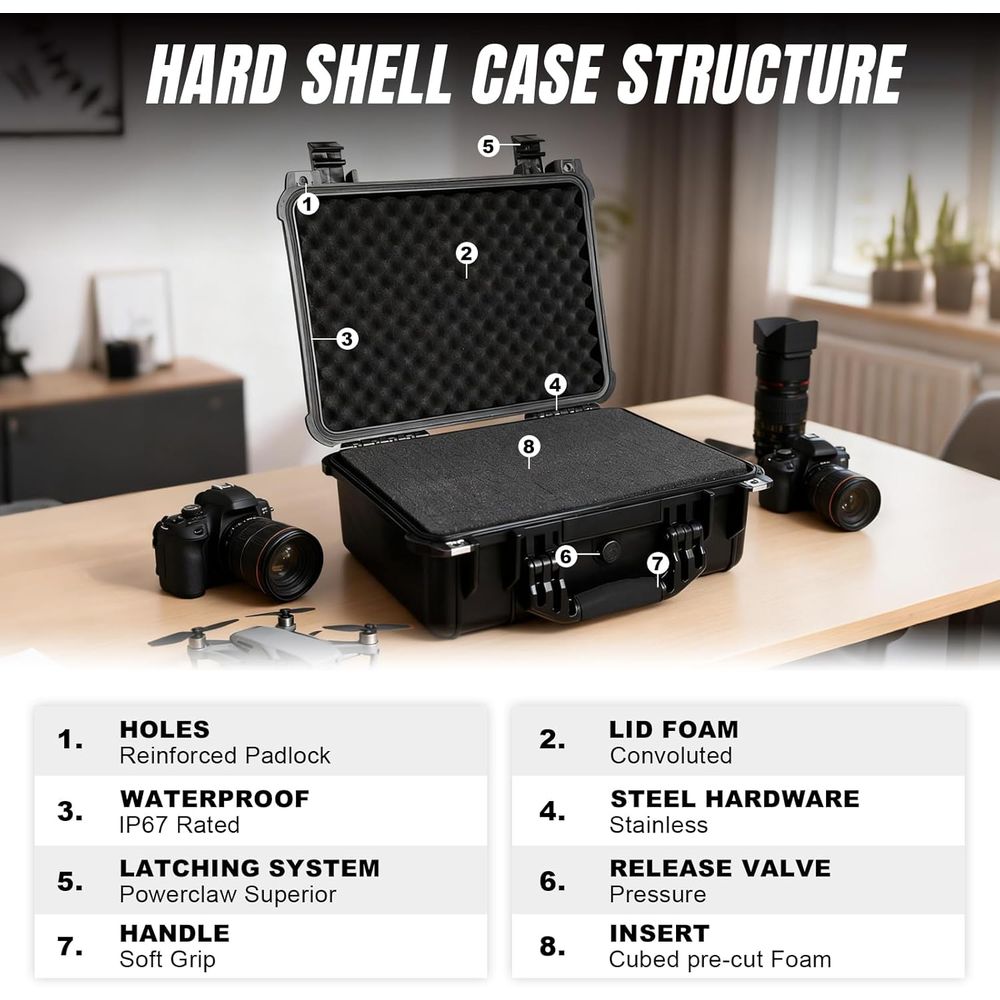 Portable 16x12.8x6.8 Weatherpr - Drone Camera Case recensione e prezzo