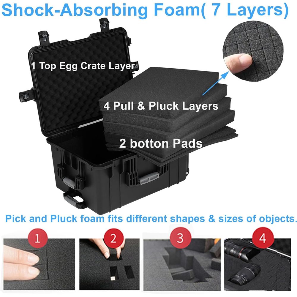 24.5 Rolling Waterproof Case w - Drone Camera Waterproof recensione e prezzo