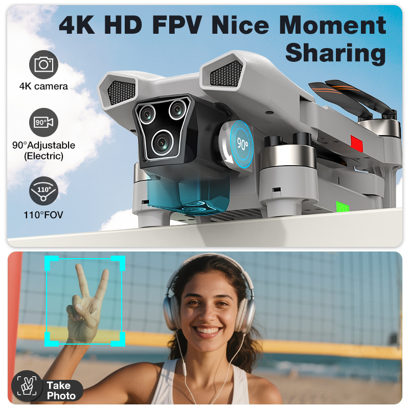 2026 Hot L017 Pro Drone Brushl - Drone Camera With Gimbal recensione e prezzo
