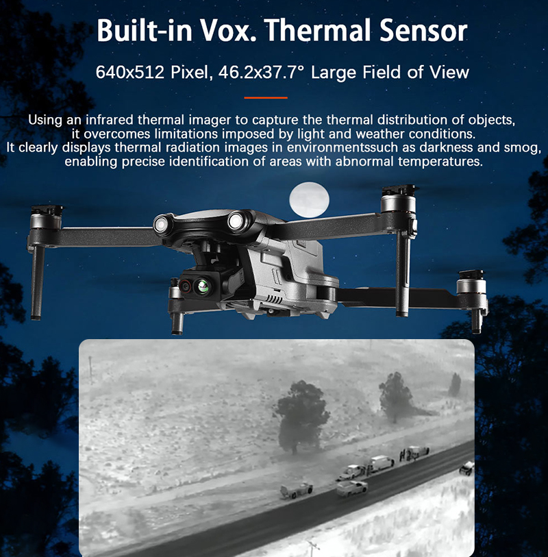 New Arrival 640x512 FPV Drone  - Drone Camera Thermal recensione e prezzo
