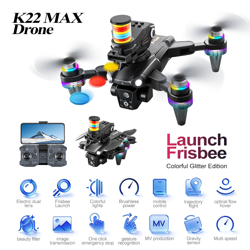 JCMO K22 MAX Frisbee Launch Dr - Drone Camera Professional recensione e prezzo